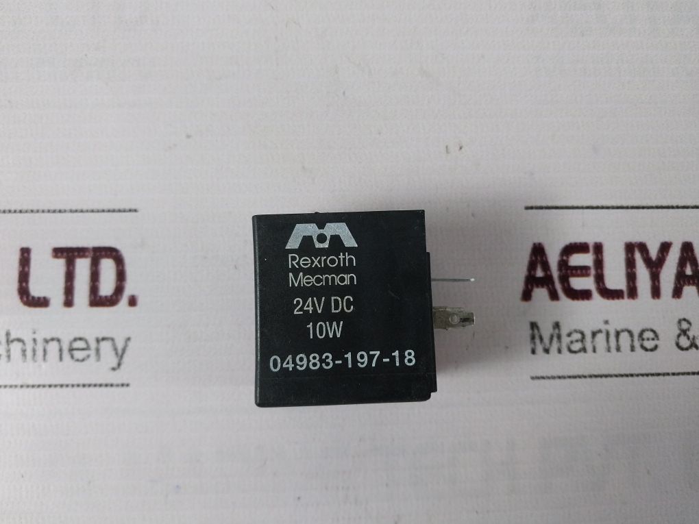 Rexroth Mecman 04983-197-18 Solenoid Coil 24Vdc 10W