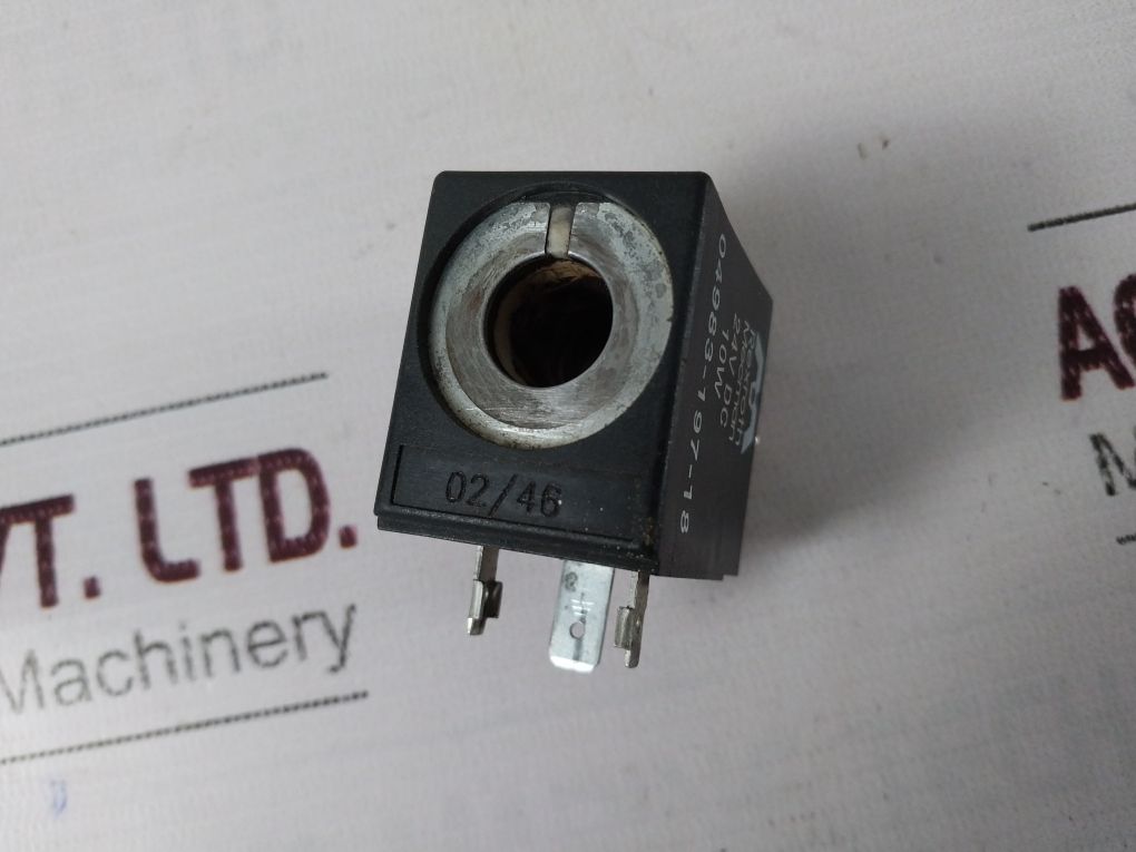 Rexroth Mecman 04983-197-18 Solenoid Coil 24Vdc 10W