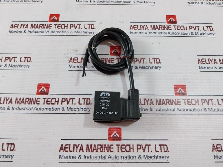 Rexroth Mecman 04983-197-18 Solenoid Coil