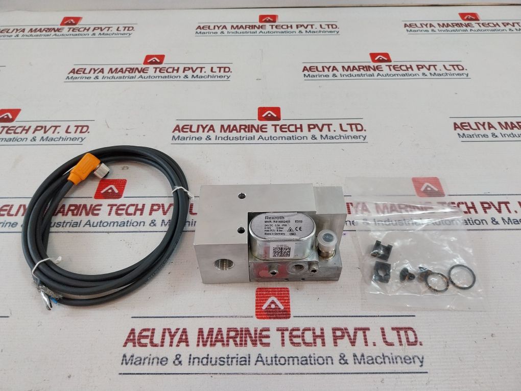Rexroth R414002403 Pneumatic Valve With Connecting Plug Cable