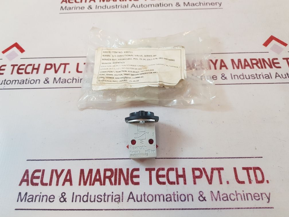 Rexroth r450055451 pneumatic directional valve