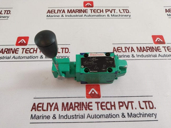 Rexroth R900469301 Manual Directional Valve 4Wmm 6 D53/F