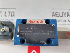 Rexroth R900913477 4We 6 D62/Eg24N9K4Qmag24 Hydraulic Directional Valve