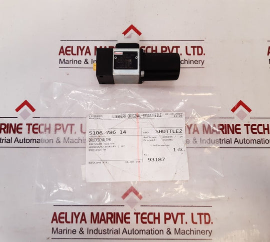 Liebherr Rexroth R901102778 Pressure Switch 19W16