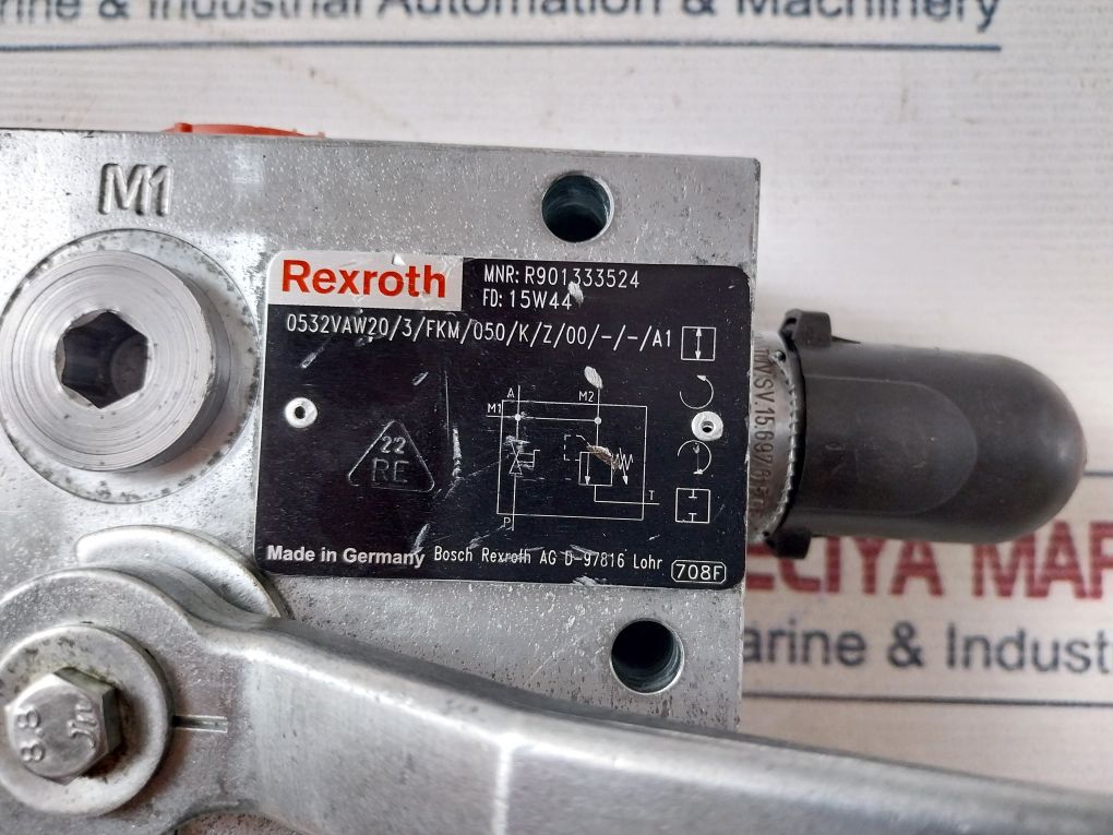 Rexroth R901333524 Memory Security And Shut-off Block