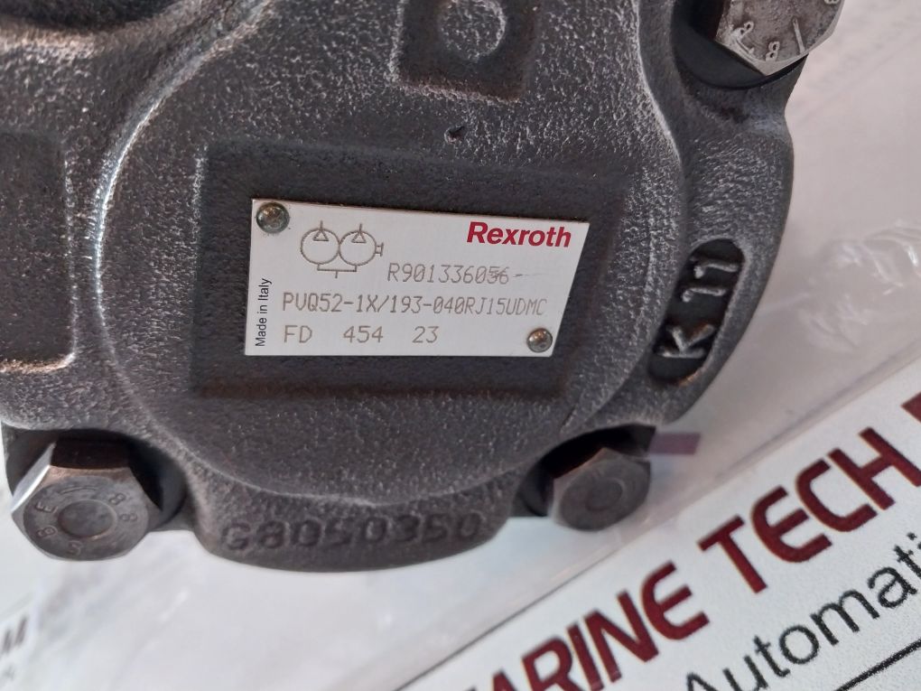 Rexroth R901336056 Hydraulic Vane Pump Pvq52-1X/193-040Rj15Udmc