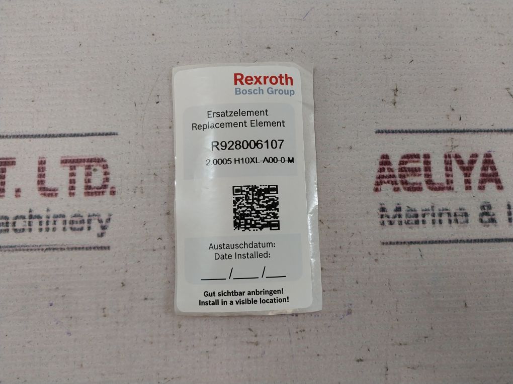 Rexroth R928006107 Replacement Filter Element