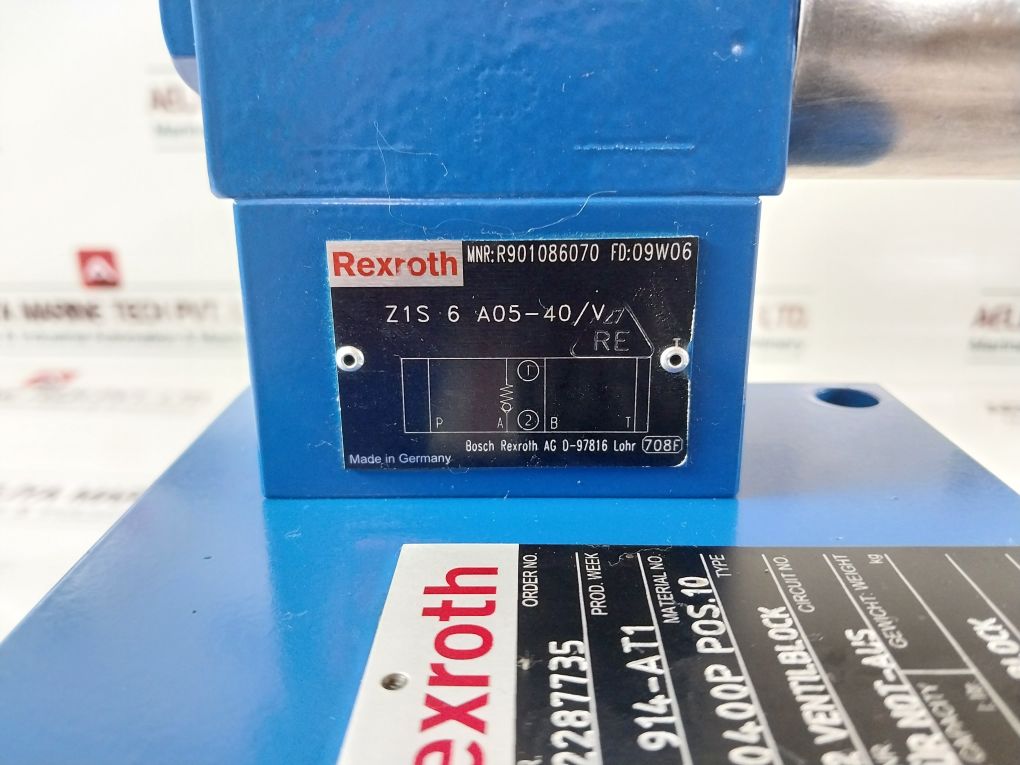 Rexroth R99610400P Soleniod Control Block