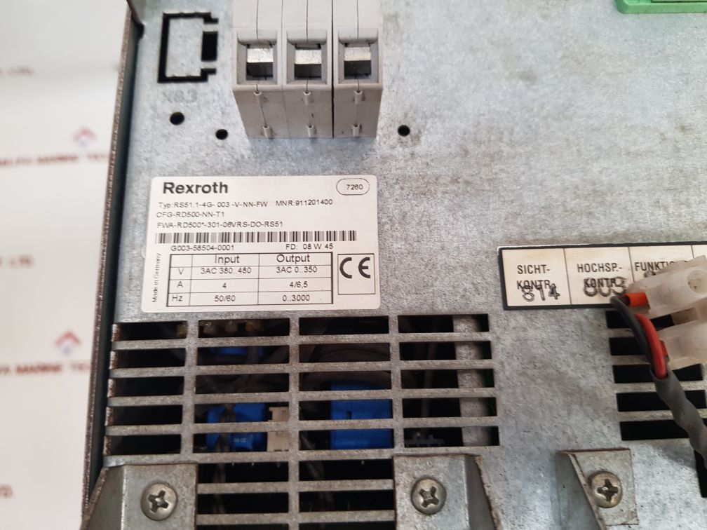 Rexroth Rs51.1-4G-003-v-nn-fw Frequency Converter