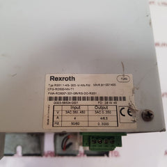 Rexroth Rs51.1-4G-003-v-nn-fw Frequency Converter