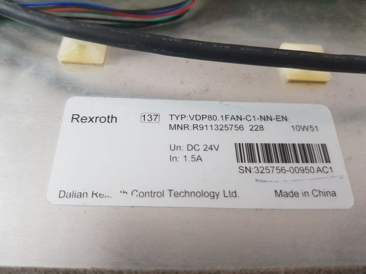 Rexroth Vdp80.1Fan-c1-nn-en Screen R911325756 228 10W51