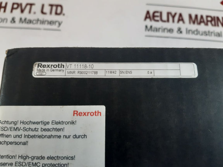 Rexroth Vt11118-10 Analog Amplifier Module