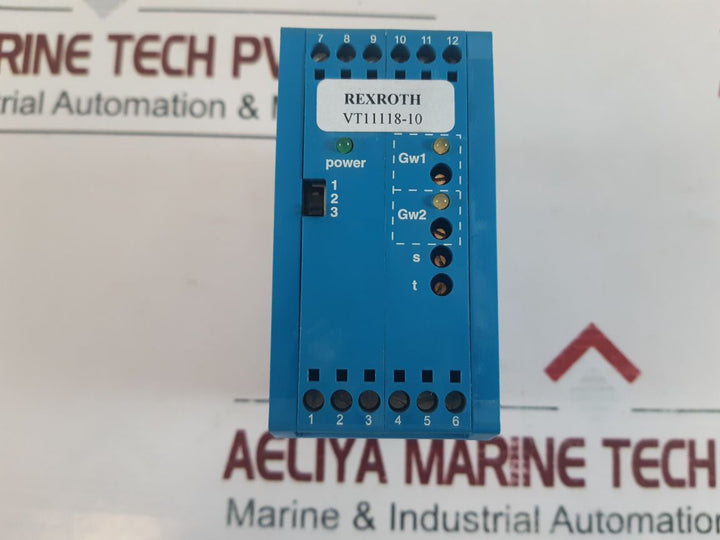 Rexroth Vt11118-10 Analog Amplifier Module 24V Dc