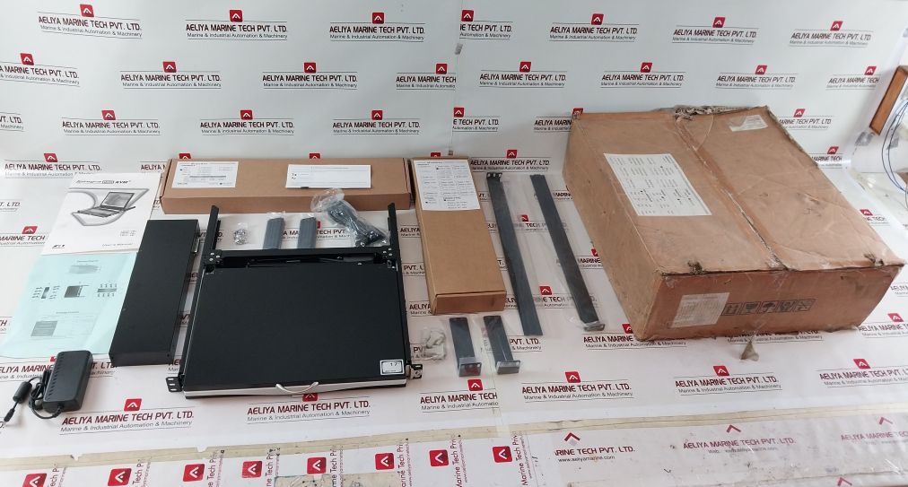 Rextron Integra Pro Kvm2 Lcd Console Drawer With Keyboard,Touchpad And Adapter