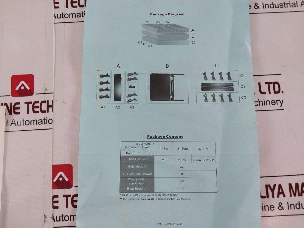 Rextron Integra Pro Kvm2 Lcd Console Drawer With Keyboard,Touchpad And Adapter
