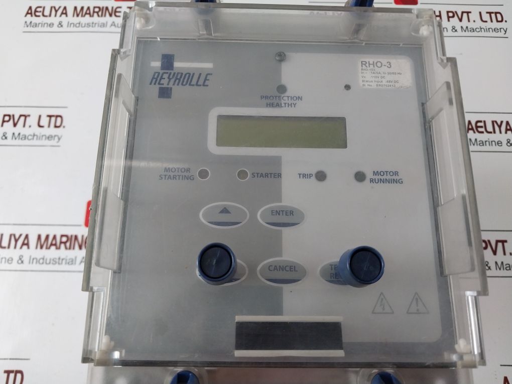 Reyrolle Rho-3 Motor Protection Relay 110V Dc – Aeliya Marine Tech