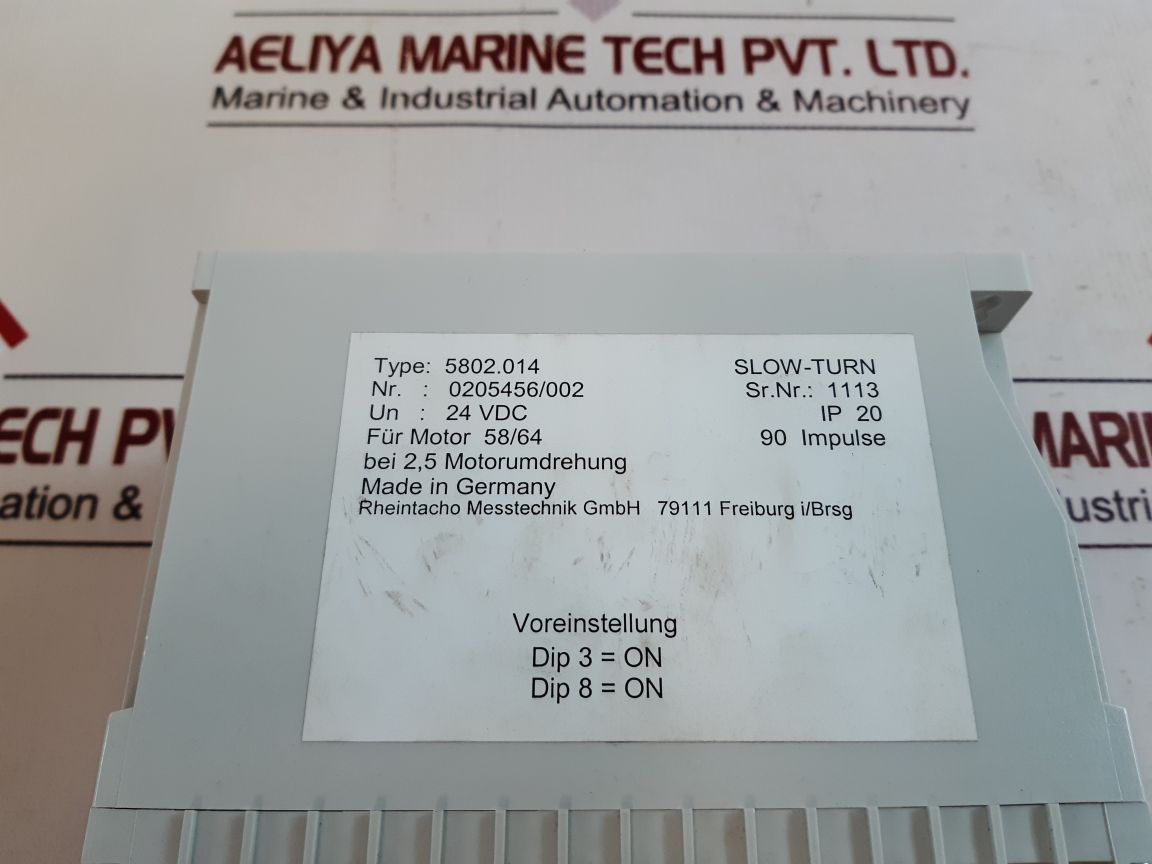 Rheintacho 5802.014 slow turn controller 624157