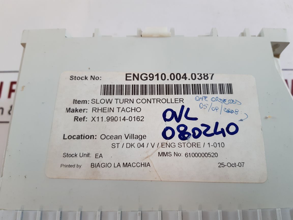 Rheintacho 5802.014 Slow Turn Controller