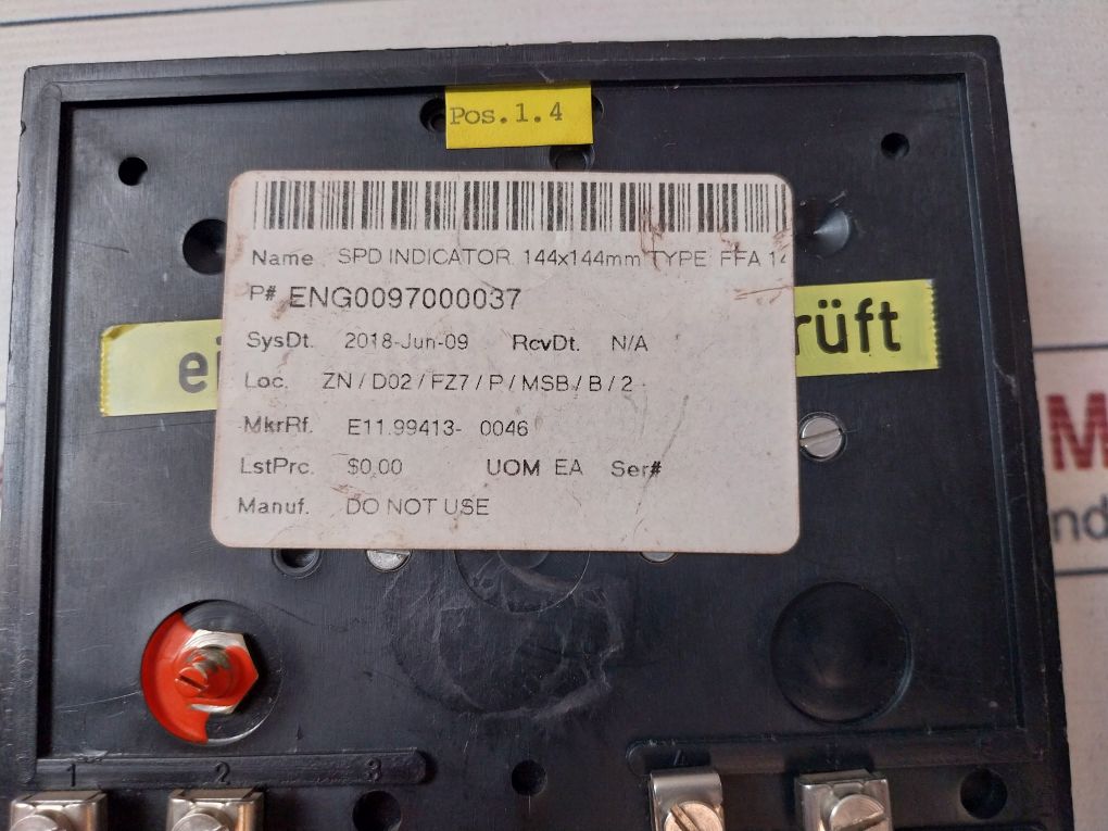 Rhein Tacho Ffa 144-1,5 Spd Indicator 310 Hz