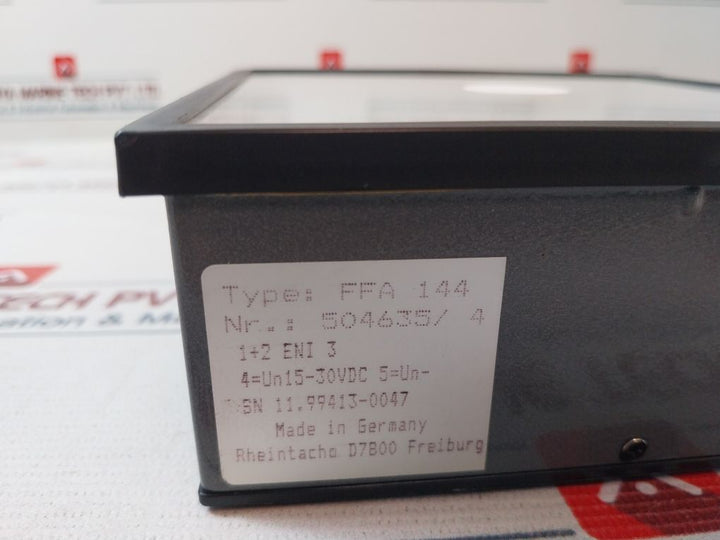 Rhein Tacho Ffa 144 Spd Indicator