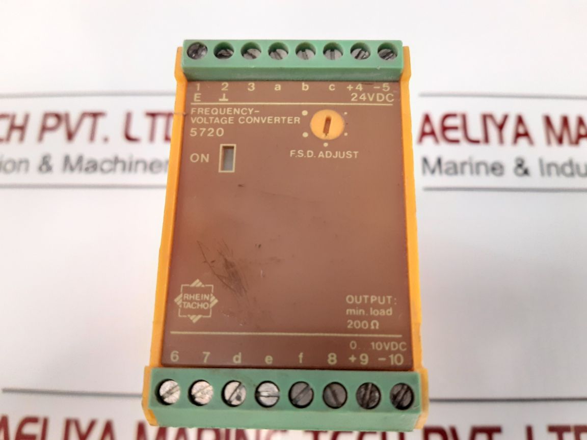 Rheintacho 5720 Frequency-voltage Converter 24V Dc