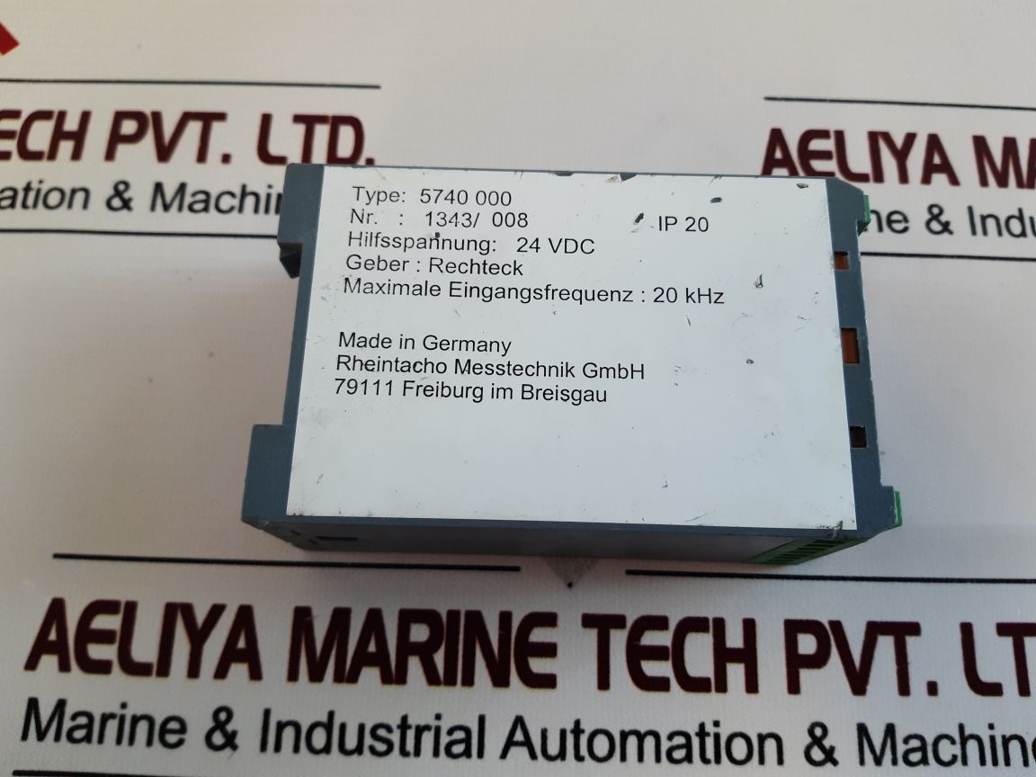 Rheintacho 5740 000 Pulse Divider 5740 24 Vdc 1343008