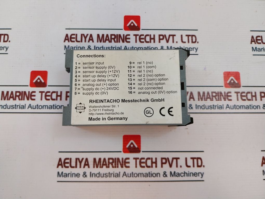 Rheintacho 5823.200 Speed Monitor Fa-37558/018, 24Vdc