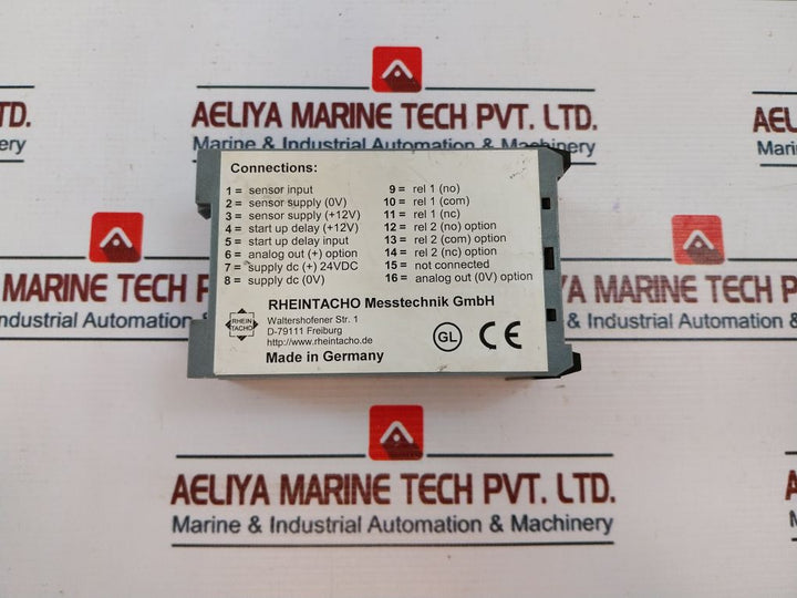 Rheintacho 5823.200 Speed Monitor Fa-37558/018, 24Vdc