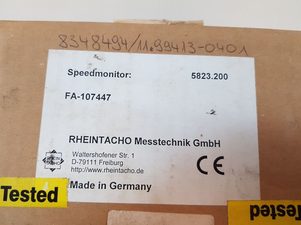 Rheintacho 5823.200 Speed Monitor Device Fa-107447/094