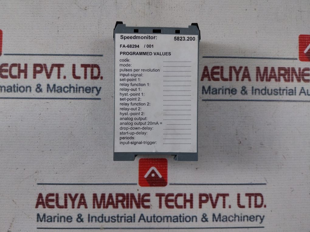 Rheintacho Messtechnik 5823.200 Speed Monitor 24Vdc