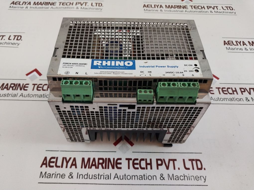 Rhino Psm24-600S (600W) Industrial Power Supply 10.0A-5.0A