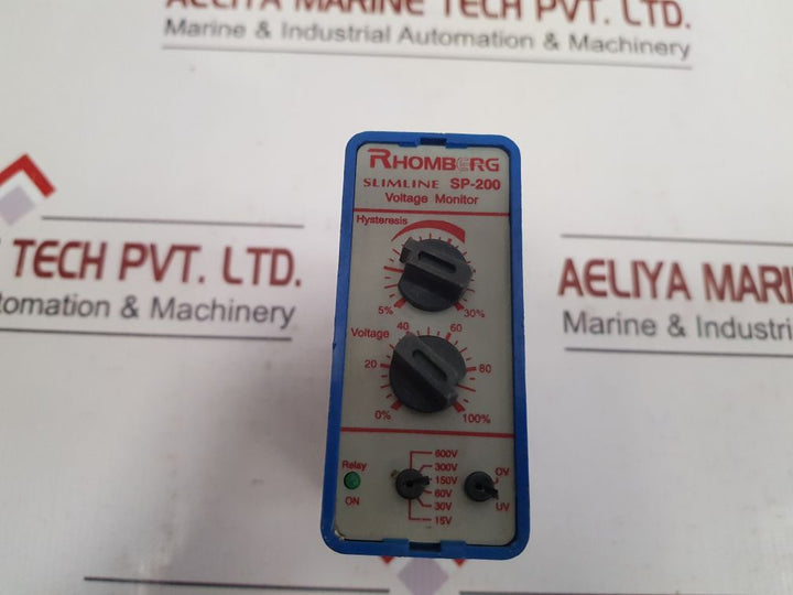 Rhomberg Slimline Sp-200 Voltage Monitor