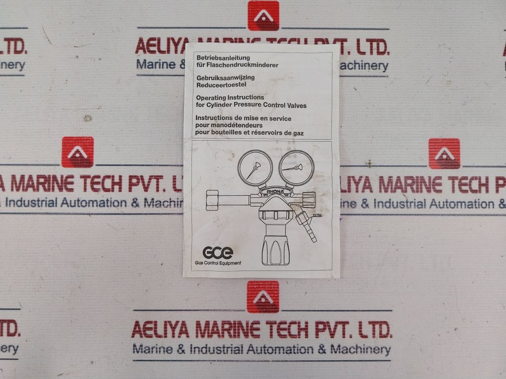 Rhona N10 Cylinder Pressure Control Valve 0-315 Bar
