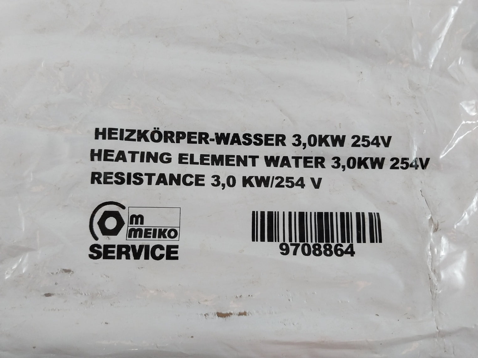 Rica 9708864 Water Heating Element 254V 3000W