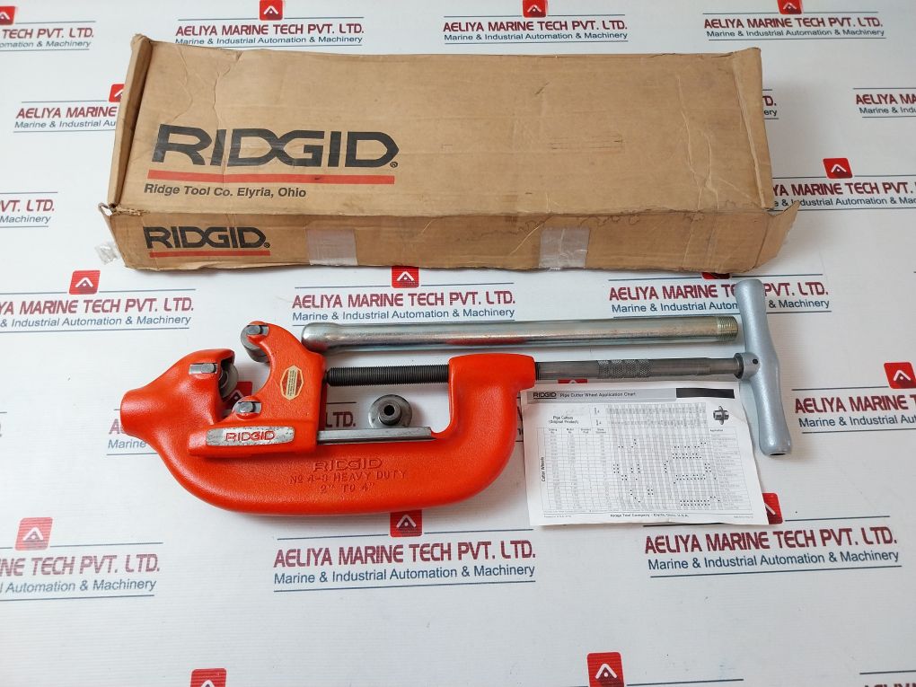 Ridgid 4-s Heavy Duty 2” To 4” Tubing Cutter Wheel