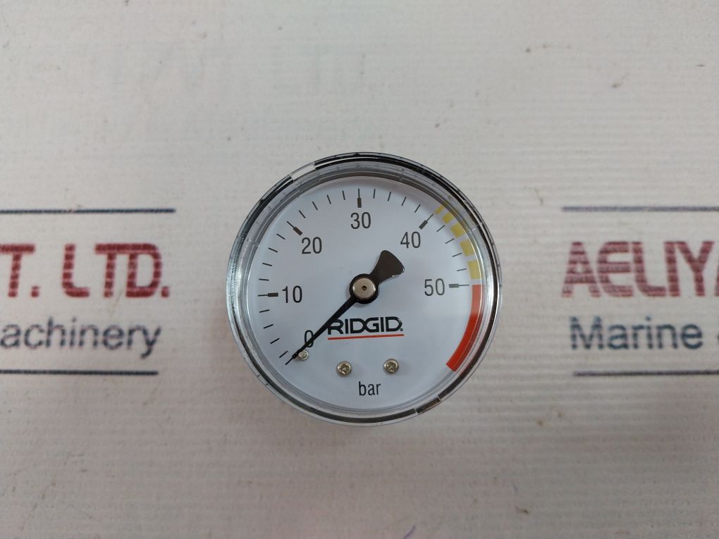 Ridgid 51222 Pressure Gauge 0-60 Bar