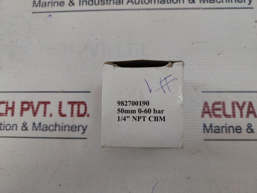 Ridgid 51222 Pressure Gauge 0-60 Bar