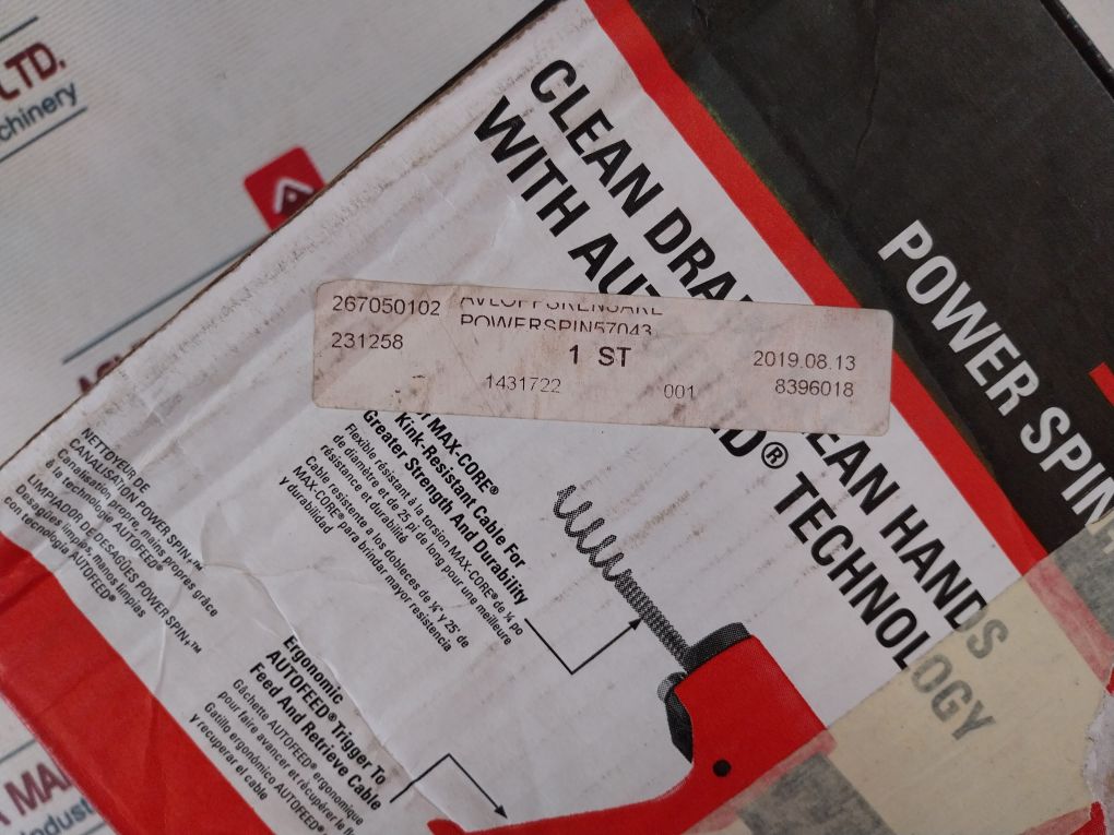 Ridgid 57043 Power Spin+Drain Cleaner 