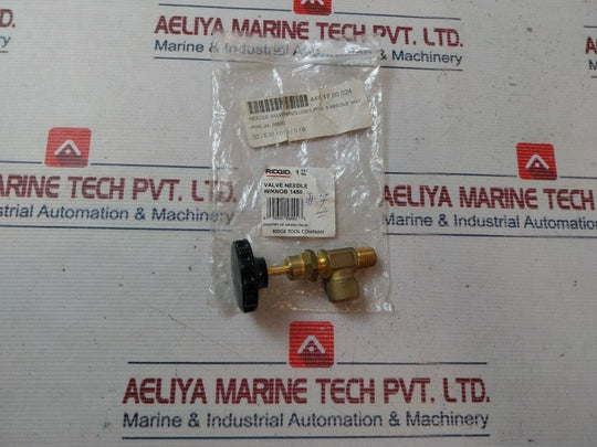 Ridgid 58002 Needle Valve With Knob 1450