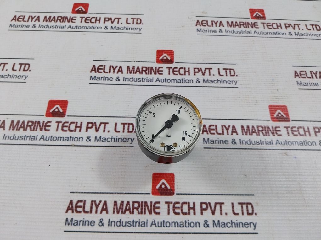 Riegler Kl.1.6 Manometer Pressure Gauge 0-16 Bar