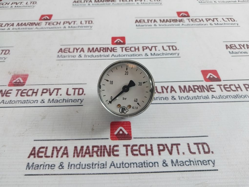Riegler Kl 1.6 Manometer Pressure Gauge 0-40 Bar