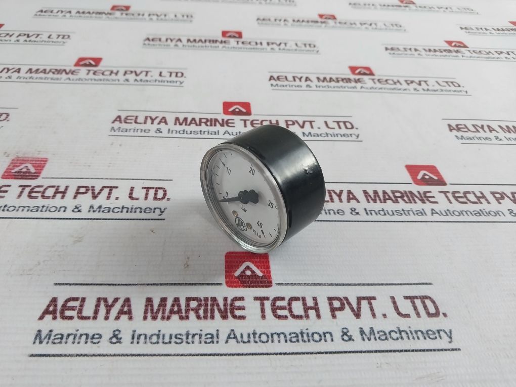 Riegler Kl 1.6 Manometer Pressure Gauge 0-40 Bar