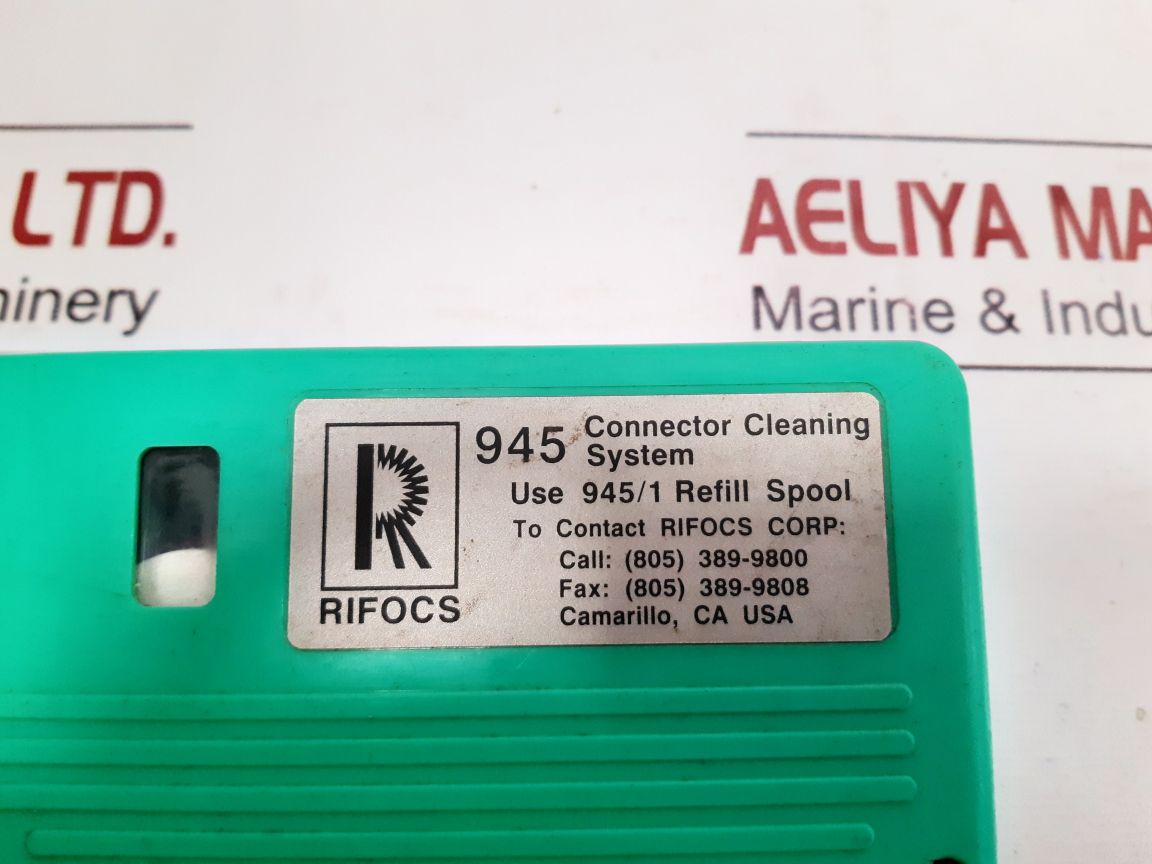Rifocs 945 Fiber Optic Connector Cleaning System