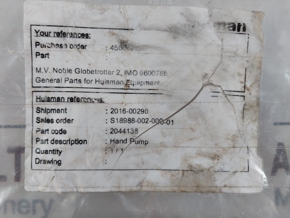 Rijkers Hydraulics Pmi.12.Prv