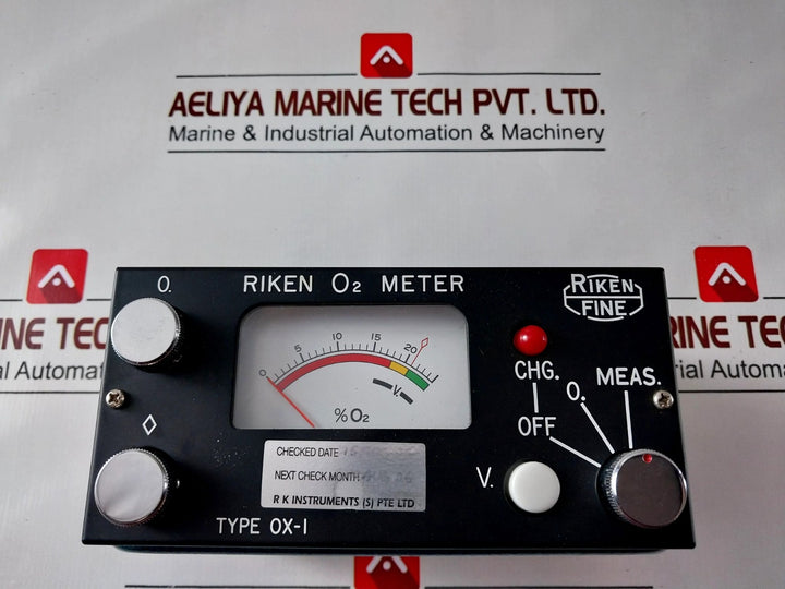 Riken Fine Ox-1 O2 Meter