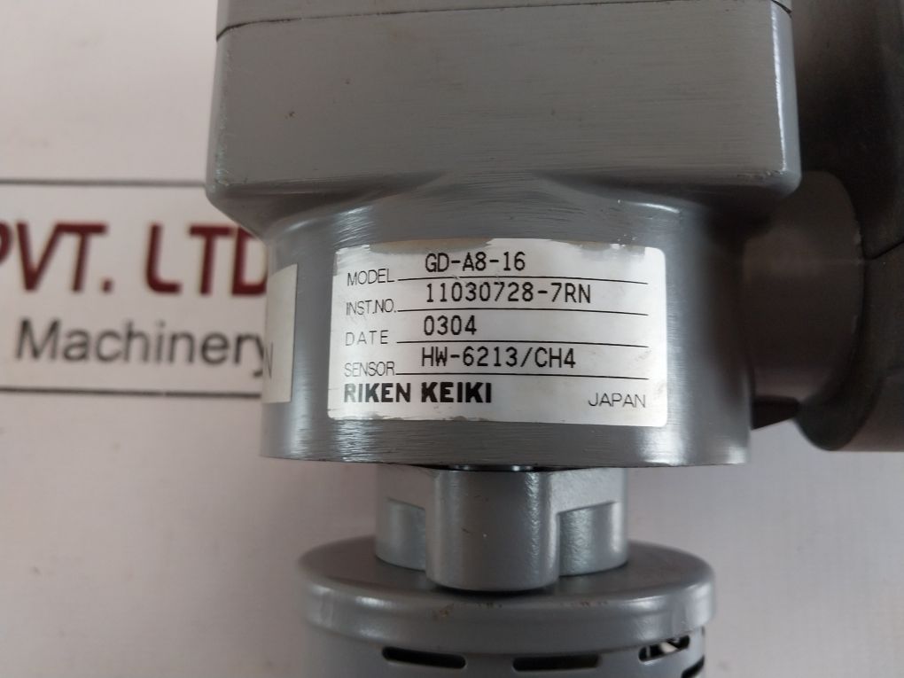 Riken Keiki Gd-a8-16 Gas Detector 11030728-7Rn