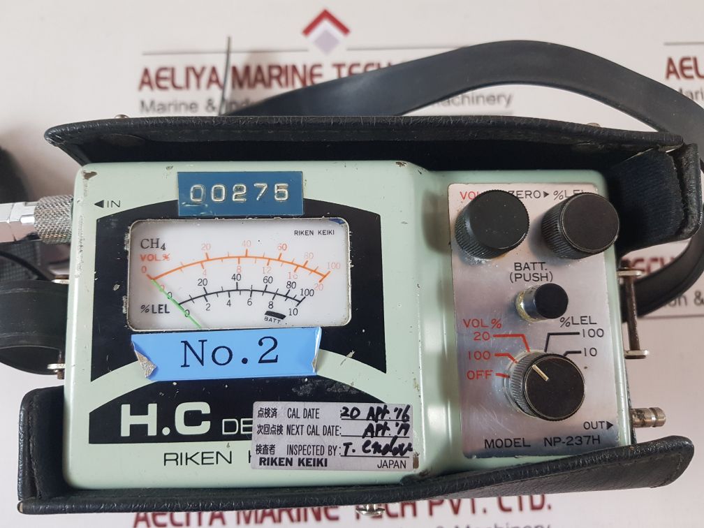 Riken Keiki Np-237H Portable Hydrocarbon Gas Detector Ch4