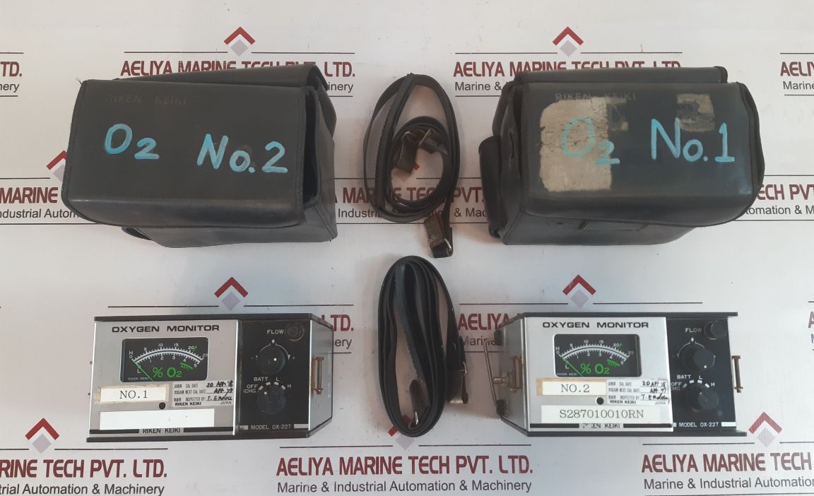 Riken Keiki Ox-227 Oxygen Monitor