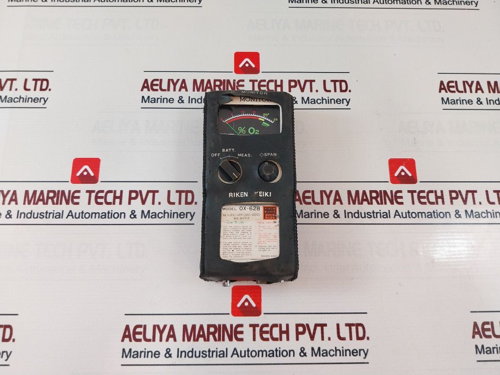 Riken Keiki Ox-62B Oxygen Monitor Nke-84T614