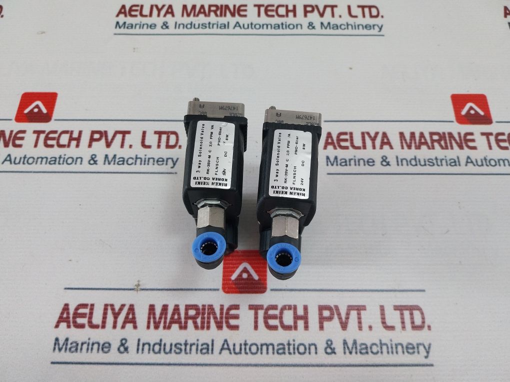 Riken Keiki Rk-3Sv-m C 2,0 Fpm Va 3 Way Solenoid Valve